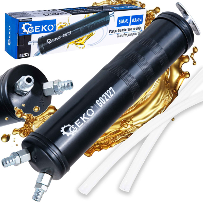 Ručná pumpa na prečerpávanie oleja 500 ml, GEKO