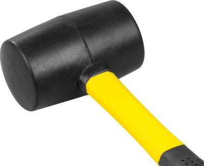 Kladivo Strend Pro HM211 340 g, gumené, BlackHead, kovová rúčka, TPR, dĺžka násady 290mm 2