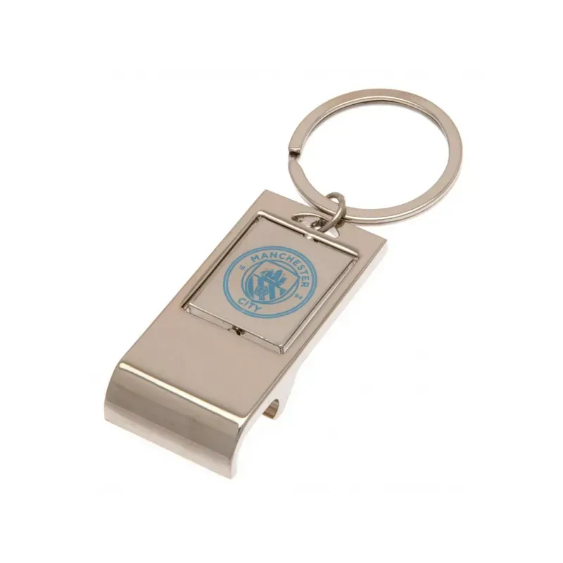 FOREVER COLLECTIBLES Prívesok na kľúče + otvárač MANCHESTER CITY Bottle Opener Keyring