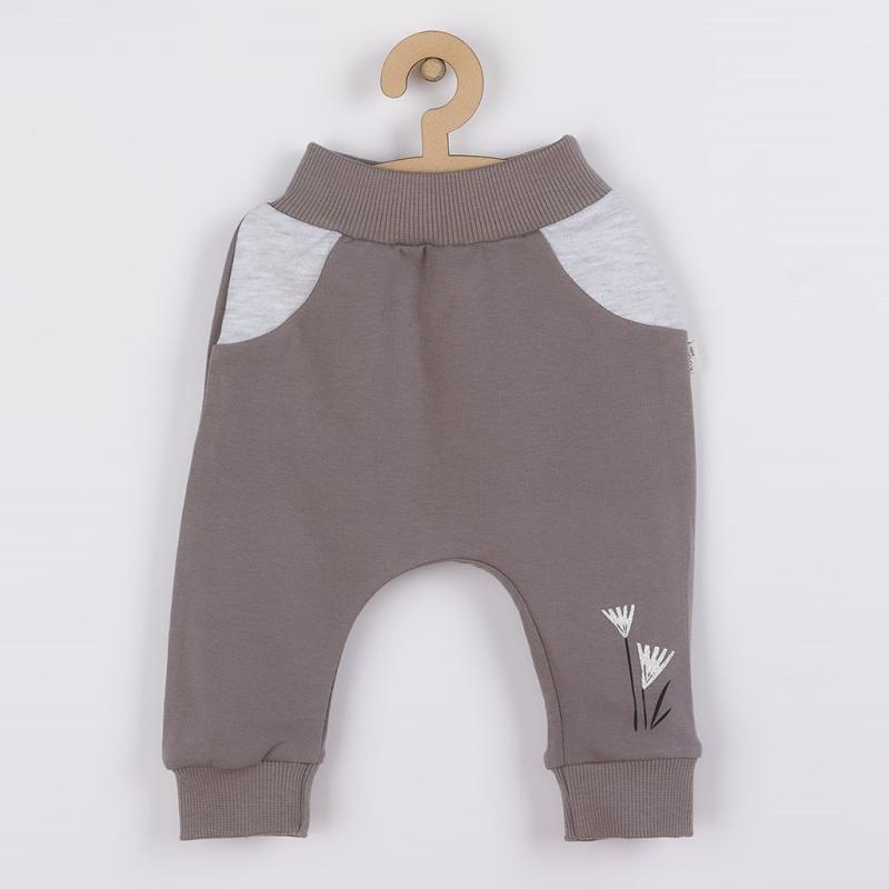 Dojčenské bavlnené tepláčky a tričko Koala Birdy sivé 80 (9-12m)