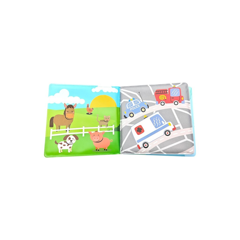 Prvá detská pískacia knižka do vody Akuku First Steps 3