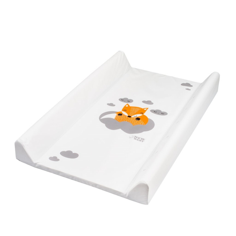 Prebaľovacia podložka New Baby Líška biela 80x50cm 1