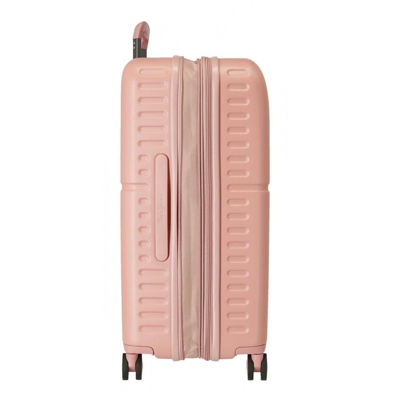 PEPE JEANS Highlight Rosa Claro, Cestovný kufor, 70x48x28cm, 79L, 7689224 (medium exp.) 8
