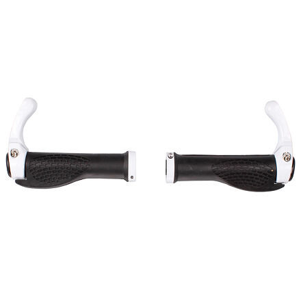Horn gripy na bicykel biela