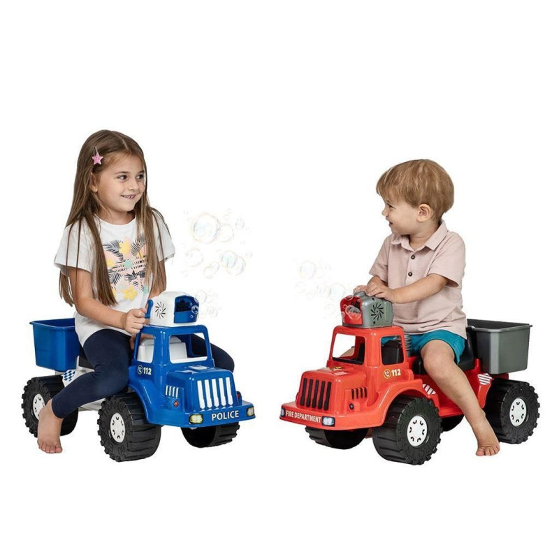 Detské policajné odrážadlo s bublifukom BAYO 70 cm 4