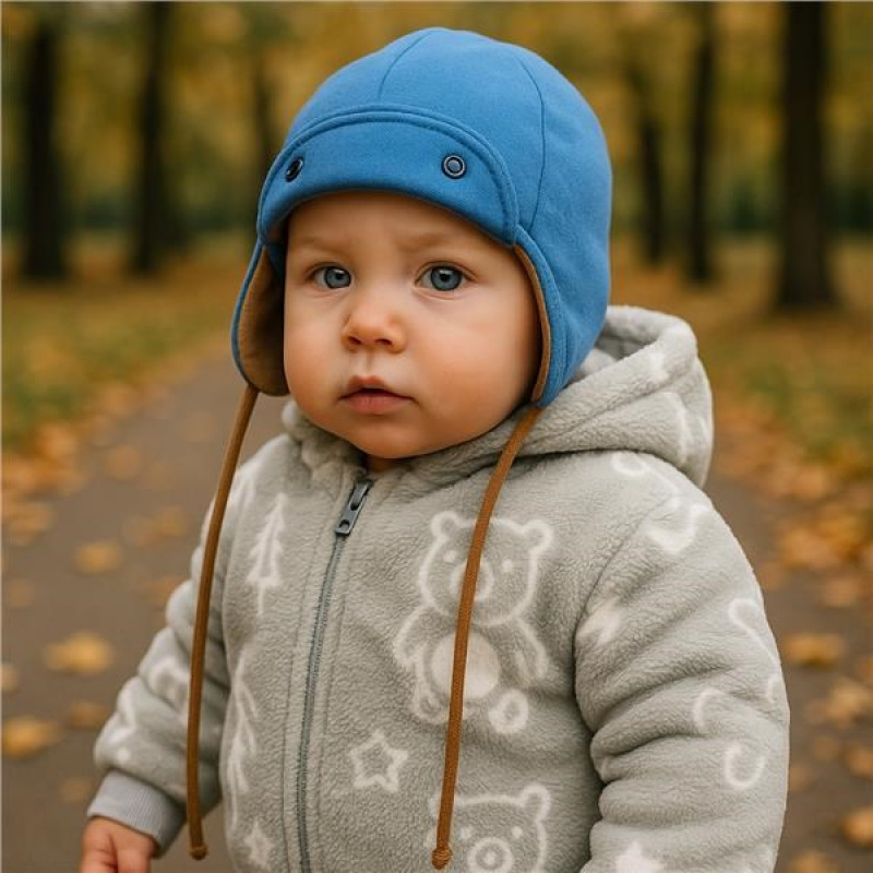 Jarná dojčenská čiapočka New Baby Special One modrá 56 (0-3m) 2