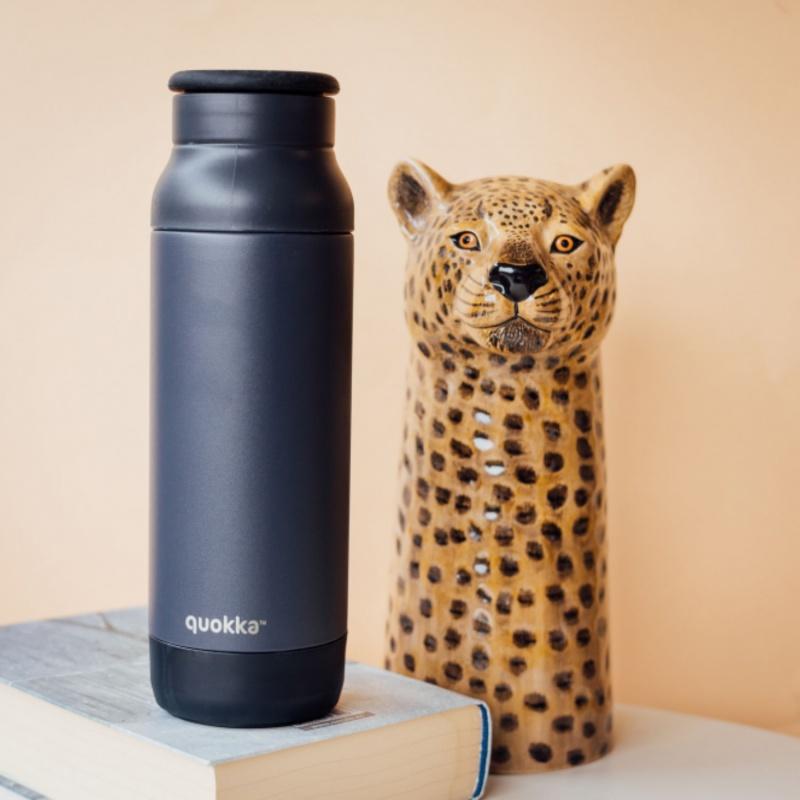 Quokka Pulse Smartgrip, Nerezová termo fľaša Black, 700ml, 40293 2