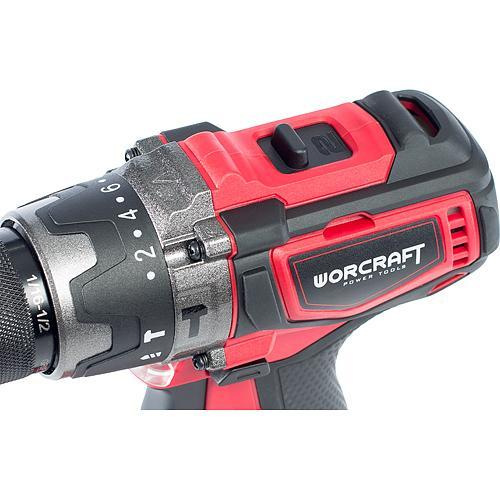 Skrutkovač Worcraft CHD-S20LiB ShareSYS, 20V Li-ion, bezuhlíkový 2
