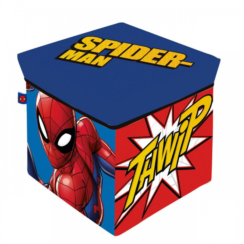 Úložný box s vrchnákom / taburetka 2v1 SPIDERMAN, SM15223 2