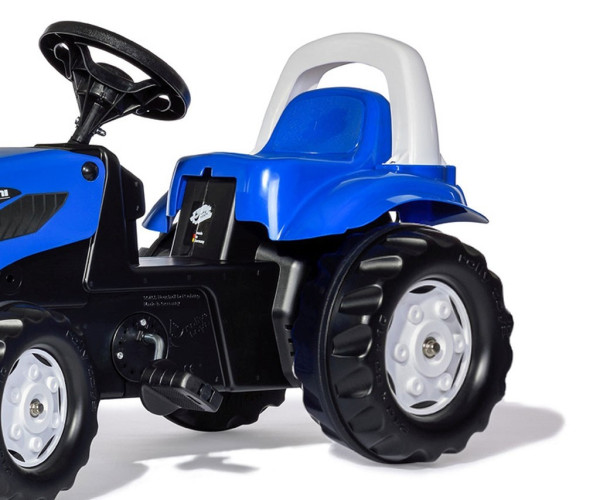 Šliapací traktor s vlečkou Rolly Kid Landini modrý 3