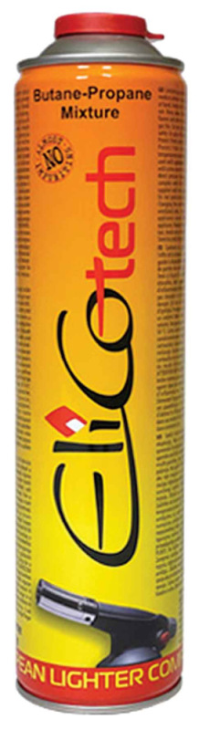 Plynová kartuša s propan-butanom 600 ml, pripojenie na závit 7/16“, ELICO 1