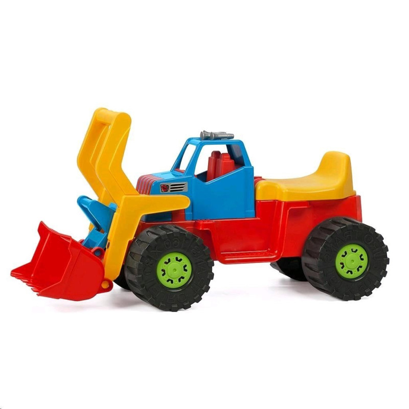Detské odrážadlo Bager nakladač BAYO 74 cm modrý 4