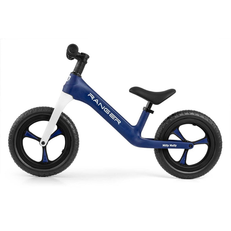 Detský balančný bicykel Milly Mally Ranger Navy 1