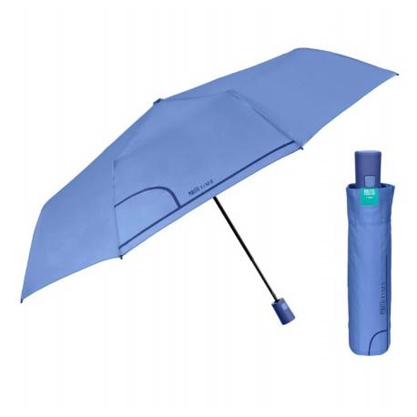 PERLETTI Dámsky skladací automatický dáždnik COLORINO / modrofialová, 26293