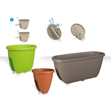 Balconia OVI balkónový kvetináč taupe 1