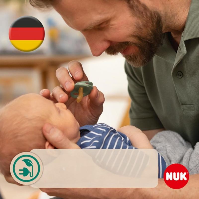 Latexový cumlík NUK For Nature 6-18 m 2 ks box červená 6-18 m 4