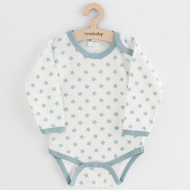 Dojčenské body New Baby Classic II hviezdy mätové 86 (12-18m)