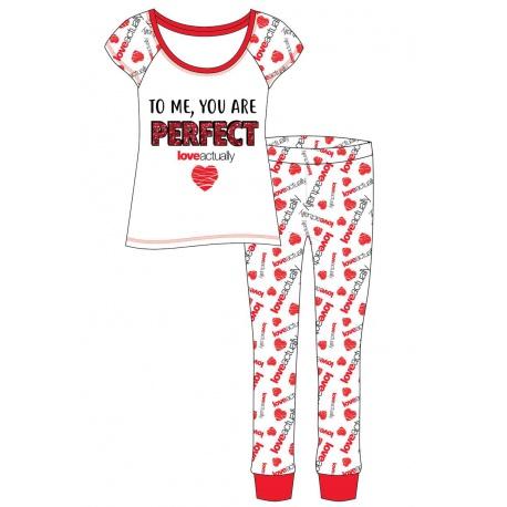 Dámske bavlnené pyžamo LOVE ACTUALLY - M (medium)