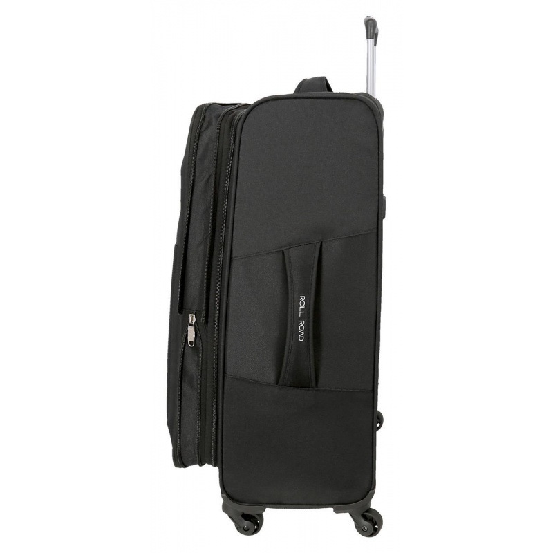 Veľký textilný kufor (large) 76x48x29 cm – Roll Road Royce Black, 93L, 5019321 10