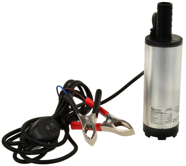 Čerpadlo na palivo, 40W, 12V, 15 l/min, priemer čerpadla 37 mm, GEKO
