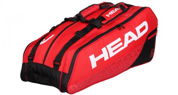 Head Core 9R Supercombi 2020 taška na rakety červená