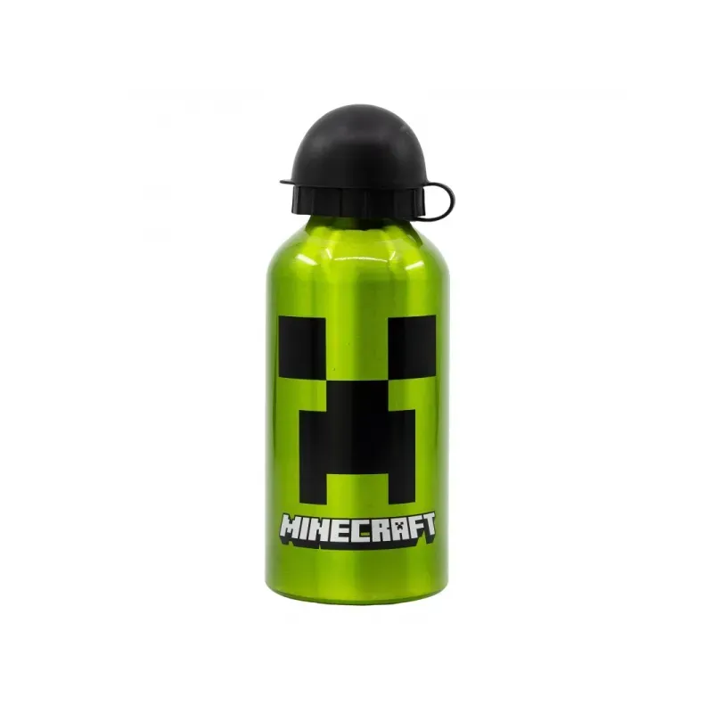 Hliníková fľaša na pitie MINECRAFT, 400ml, 40734