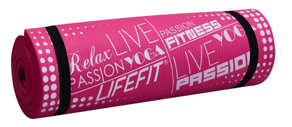 YOGA MAT EXKL+,180x58x1,5,ruzova