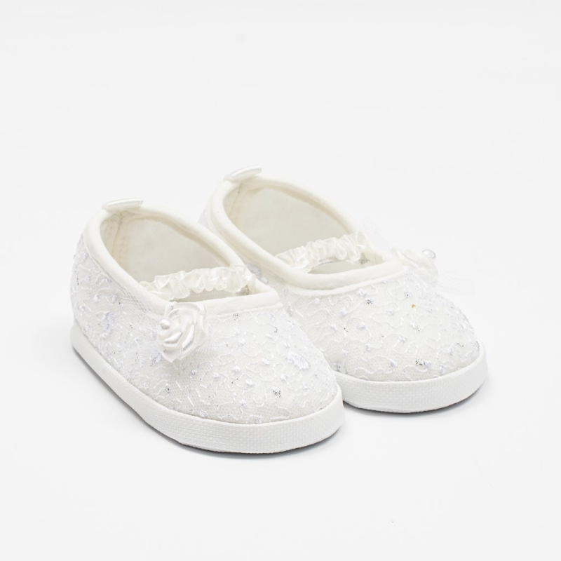 Dojčenské krajkové baletky capačky New Baby béžová 12-18 m 12-18 m 1