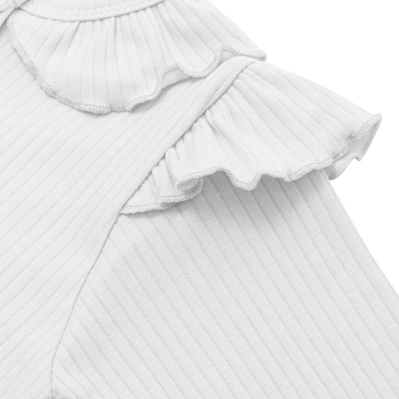 Dojčenský bavlnený overal New Baby Stripes biely 86 (12-18m)