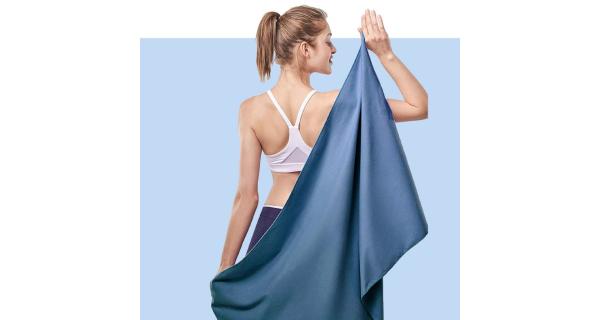 Merco Microfibre rýchloschnúci uterák 40 x 80 cm svetlo fialová