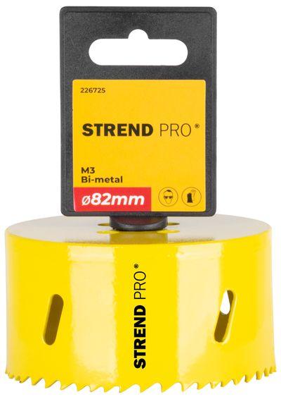 Vyrezávač Strend Pro BHS44, 82 mm, M3 Bi-metal, korunka do kovu, pílový