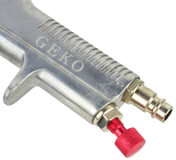 Striekacia pištoľ profesionálna HVLP s hornou nádobkou 600ml, NEREZ, tryska 1,4mm, GEKO 3