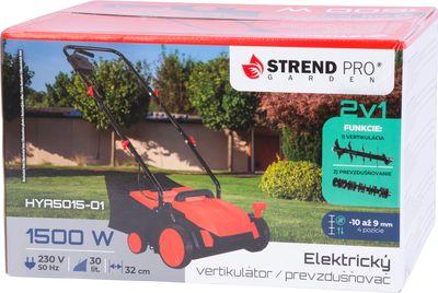 Vertikutátor Strend Pro HYA5015-01, 2v1, elektrický, 1,5 kW, prevzdušňovač, záber 32 cm