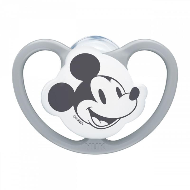 Cumlík Space NUK 0-6m Disney Mickey Mouse sivý 0-6 m