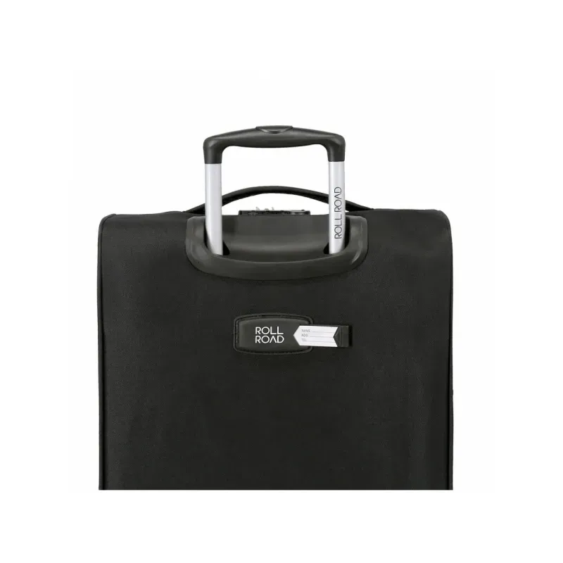 Textilný cestovný kufor ROLL ROAD ROYCE Black / Čierny, 66x43x26cm, 64L, 5019221 (medium)