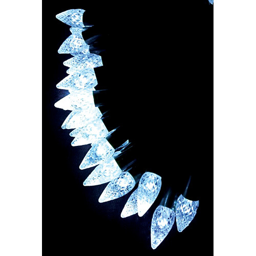 Reťaz MagicHome Vianoce Mensa, 50 LED biela, 230V, 50 Hz, IP 20, interiér, L- 7,50 m