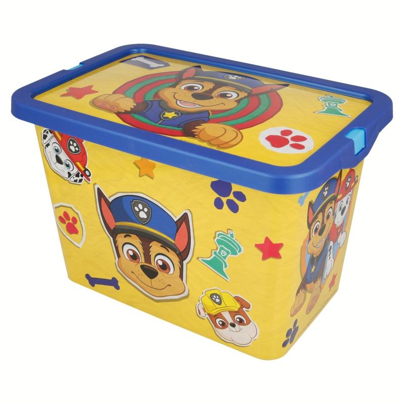 STOR Plastový úložný box PAW PATROL 7L, 02544