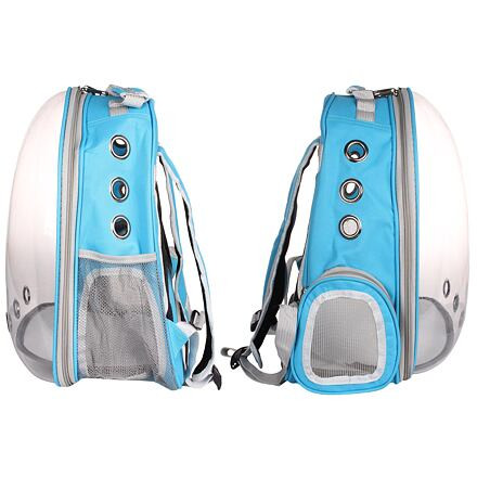 Petbag Transparent batoh pre miláčikov sv. modrá 2