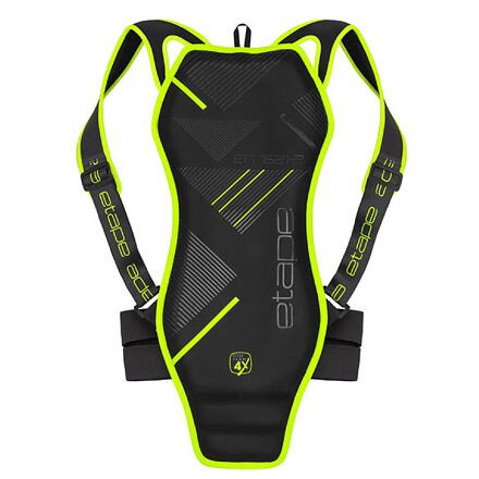 Spine chránič chrbtice čierna-žltá fluo
