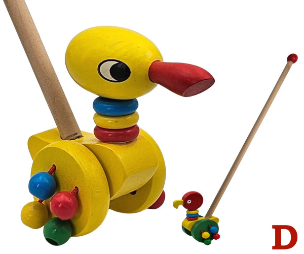 Drevené zvieratko na paličke 4