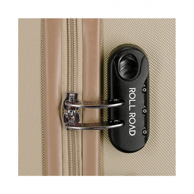 ROLL ROAD Flex Champagne, ABS Cestovný kufor, 75x52x28cm, 91L, 5849369 (large) 7
