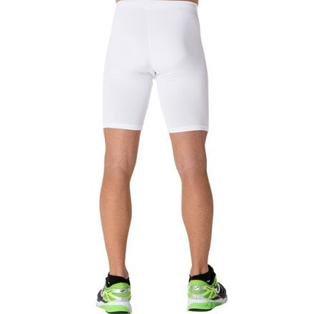Academy Short Brama elastické šortky biela 2
