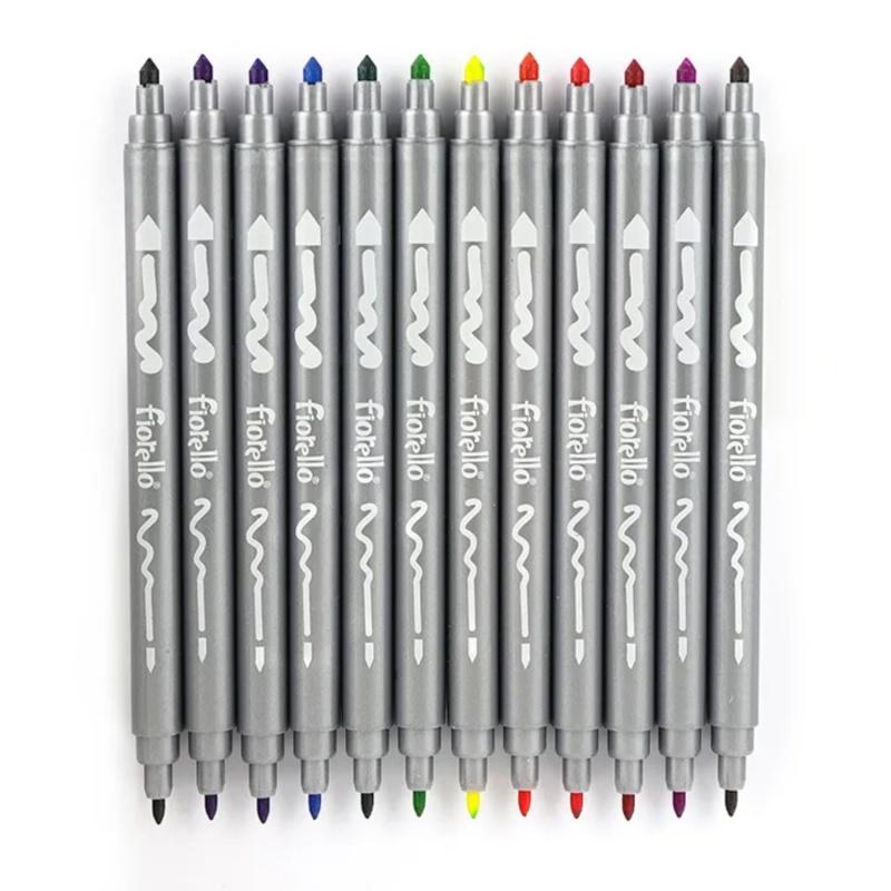 Obojstranné fixky Fiorello BIMARKER GR-F816 – 12 farieb 1
