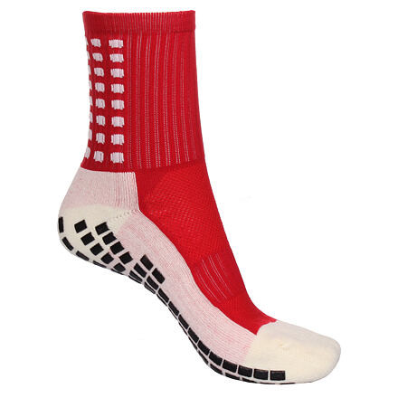 SoxShort futbalové ponožky červená