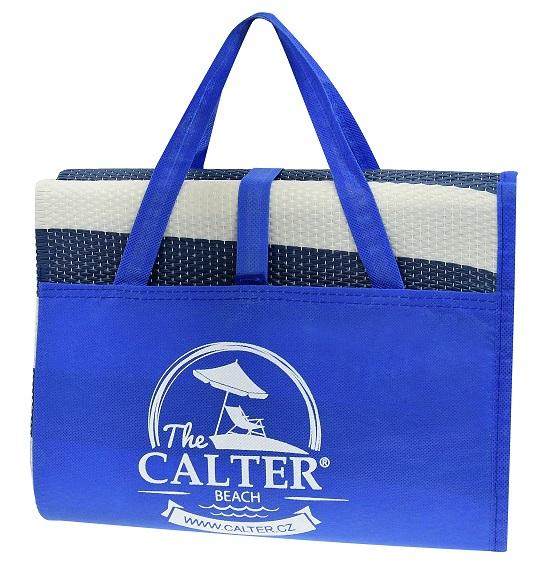 Rulyt Plážová podložka CALTER - taška, plastová, modrá