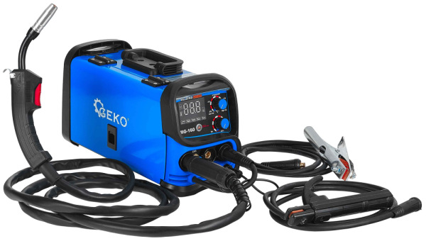Zváračka CO2 MIG/MAG/TIG/MMA, elektródy 1,6-4 mm, prúd 160 A, GEKO 1