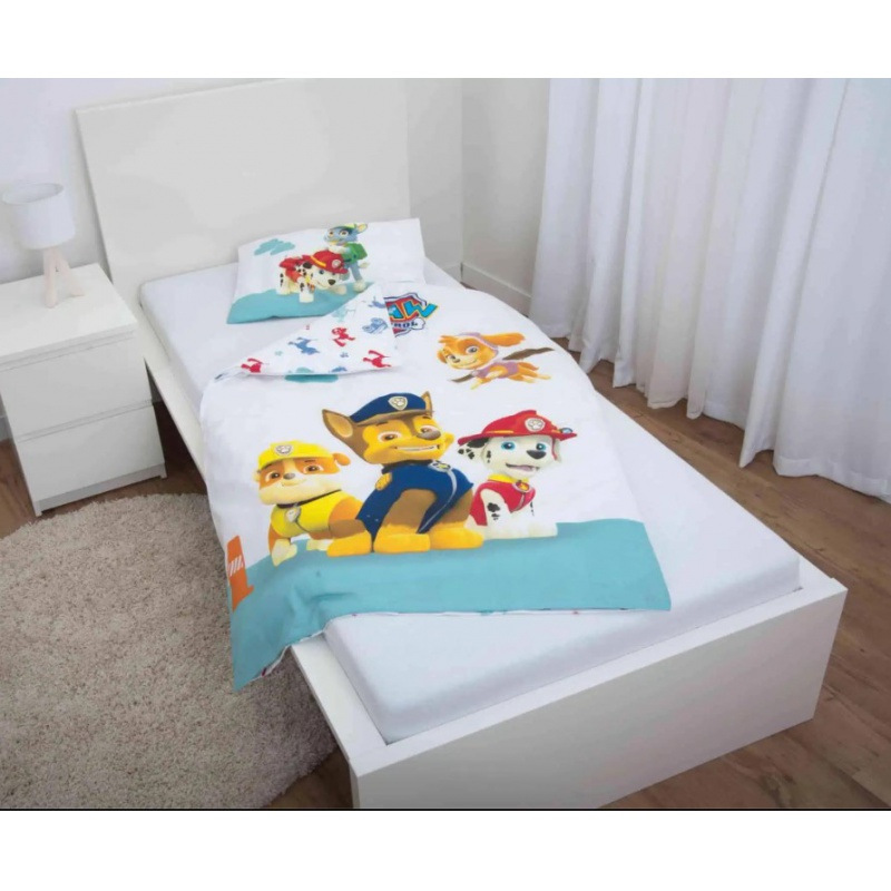 Detské flanelové obliečky do postieľky Herding "Labková Patrola", 100/135+40/60 1