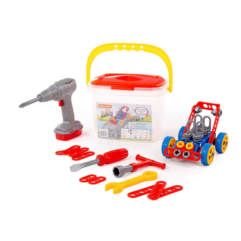 Konštrukčný set Mladý inžinier Auto 1