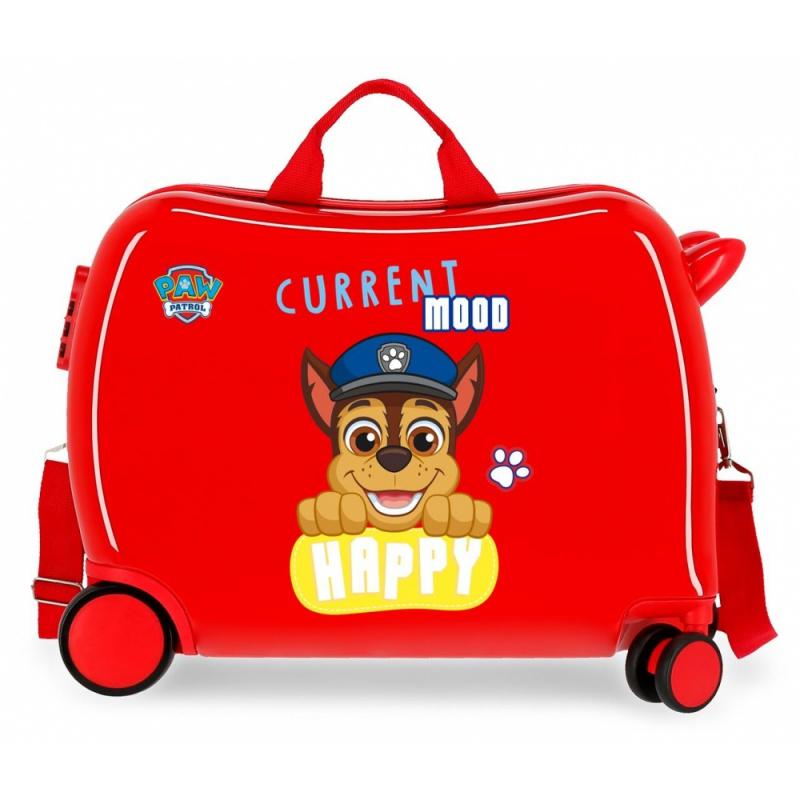 Detský cestovný kufor na kolieskach / odrážadlo PAW PATROL Red, 38L, 2199822