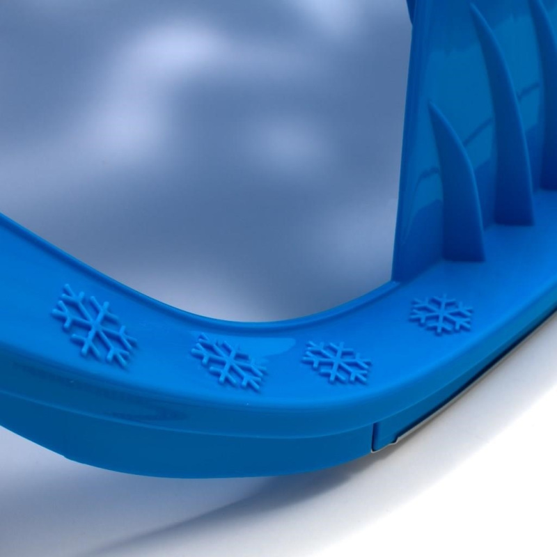 Plastové sánky s operadlom Baby Mix SNOW STAR červené 2